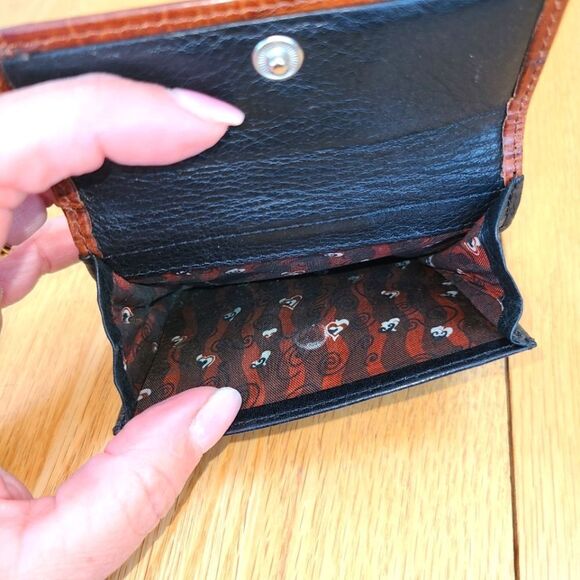 Brighton Leather Wallet, Black And Brown - Picture 5 of 7